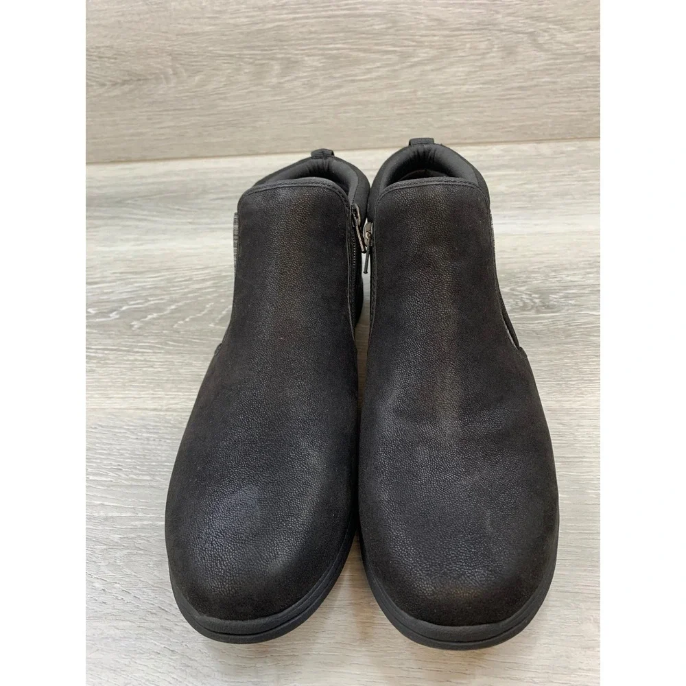 Clarks Cloudsteppers Breeze Clover Black Ankle Boots Women's 11 Comfort Shoes